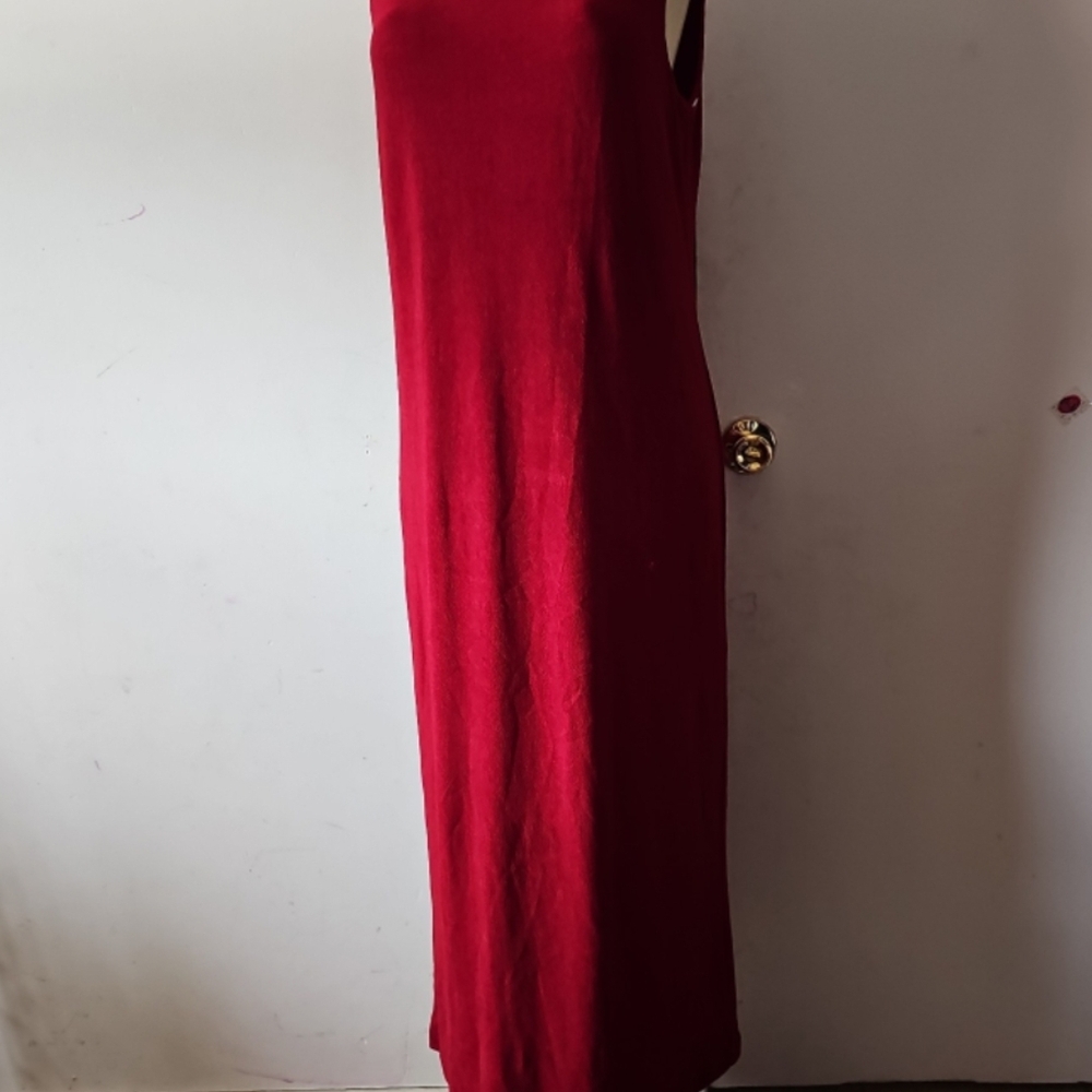 S.L. Fashions Red Maxi Dress